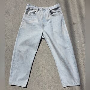 Levi's Made In Japan Pale Blue Relaxed Barrel Jeans